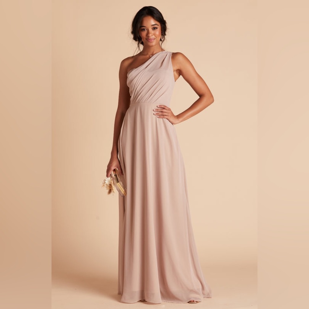 NWT Birdy Grey Kira Dress Chiffon Taupe
